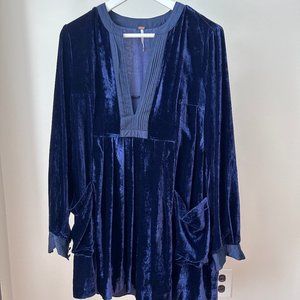 Free People Velvet Mini Dress